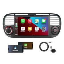 Autoradio Fiat 500 CarPlay Android Auto Wireless 7 Pollici Bluetooth FM DAB Qual - Miniatura 1