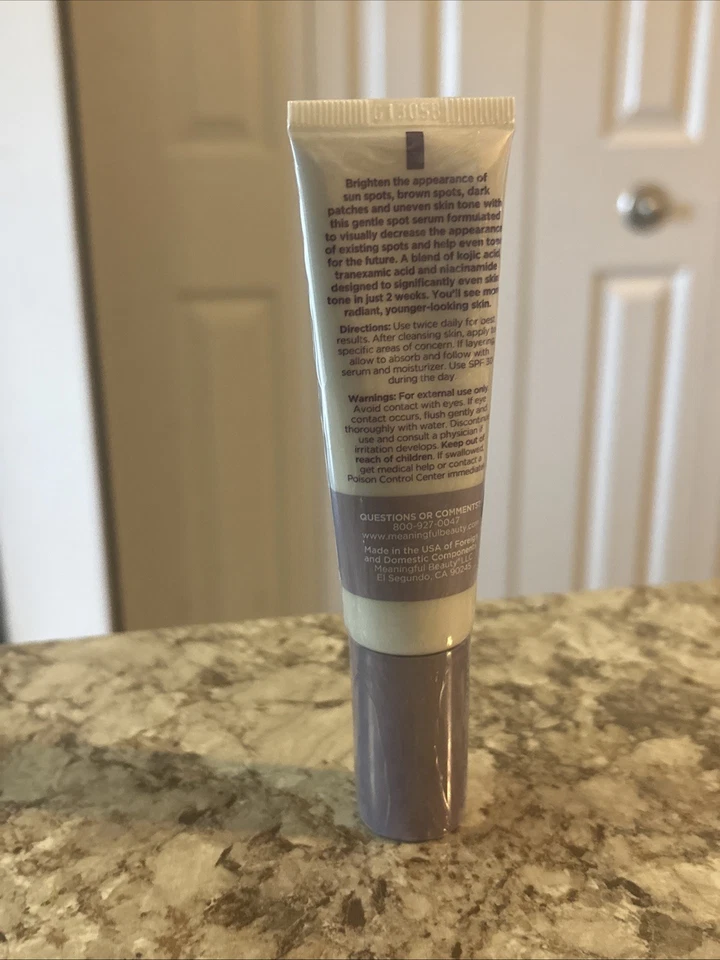 Meaningful Beauty Dark Spot Treatment by Cindy Crawford 1 oz / 30 ml Sealed - Image 4 of 4