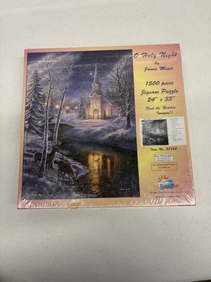 SunsOut O Holy Night 1500 Piece Jigsaw Puzzle James Meger Sealed #28422