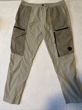 C.P. COMPANY Nylon Utility Lens Pants Sz 56 US 40-42  XXL Cargo Joggers NWOT