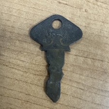 Vintage Antique Model T Or A Ford 68 Script Logo Brass Ignition Car Key P23