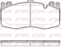 Remsa Bremsbelagsatz Scheibenbremse 1742.00 FüR BMW 5Er F10 6Er F13 F06 F12 F11