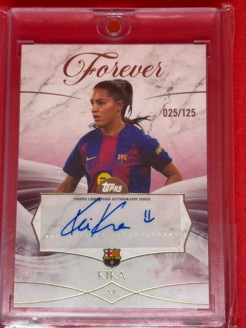 Topps Barcelona Forever 2025/26 Kika Nazareth Auto 25/125