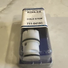 Kissler Kohler 711-0415C Cold Water Faucet Stem(NEW OLD STOCK