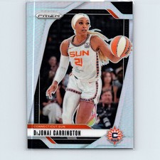 2024 Panini Prizm WNBA Dijonai Carrington #118 Silver Prizm Connecticut Sun