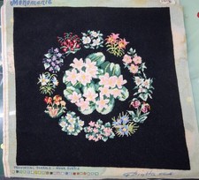 Vintage G Boughton Smith Needlepoint Canvas F...
