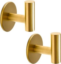 Handtuchhaken Edelstahl selbstklebend gold Wandhaken Badezimmer Küche