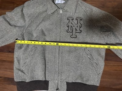 Aime Aimé Leon Dore ALD x New York Mets Wool Varsity Jacket 'Brown
