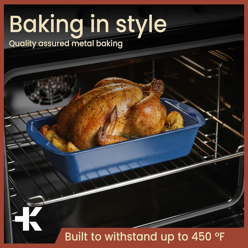 Antihaft Laibform Set 4er Pack, Kohlenstoffstahl 11" Große Backen Brotform, Ofen S - Bild 3 von 4