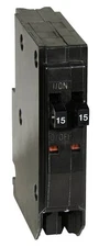 Square D by Schneider Electric QOT1515CP Tandem Mini Circuit Breaker