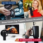 6PCS Silicone Straw Covers Cap Compatible with Stanley Cup 30-40 oz Tumbler with