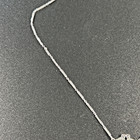 Art Nouveau Platinum Fleur De Lis Accent Side Diamond Necklace 6 gram — photo 3
