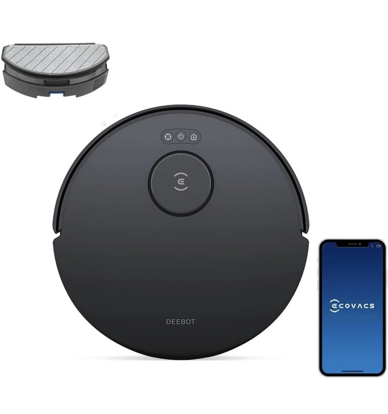 ECOVACS DEEBOT N20 Pro Robot Vacuum and Mop Vibrating Mopping 300Minutes Runtime
