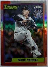 2025 TOPPS CHROME UPDATE TARIK SKUBAL TOPPS 90 REFRACTOR CARD 90CU-10 NM+