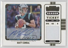 2022 Panini Contenders Rookie Ticket Swatches Variation Matt Corral Auto 1n3w