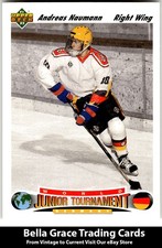 1991-92 Upper Deck Czech World Juniors #41 Andreas Naumann Germany NHL Hockey