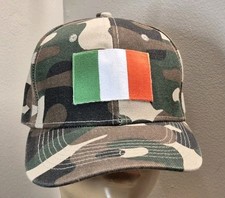 Irish Flag Hat Structured Camouflage Hat Ball Cap Ireland Flag Hat