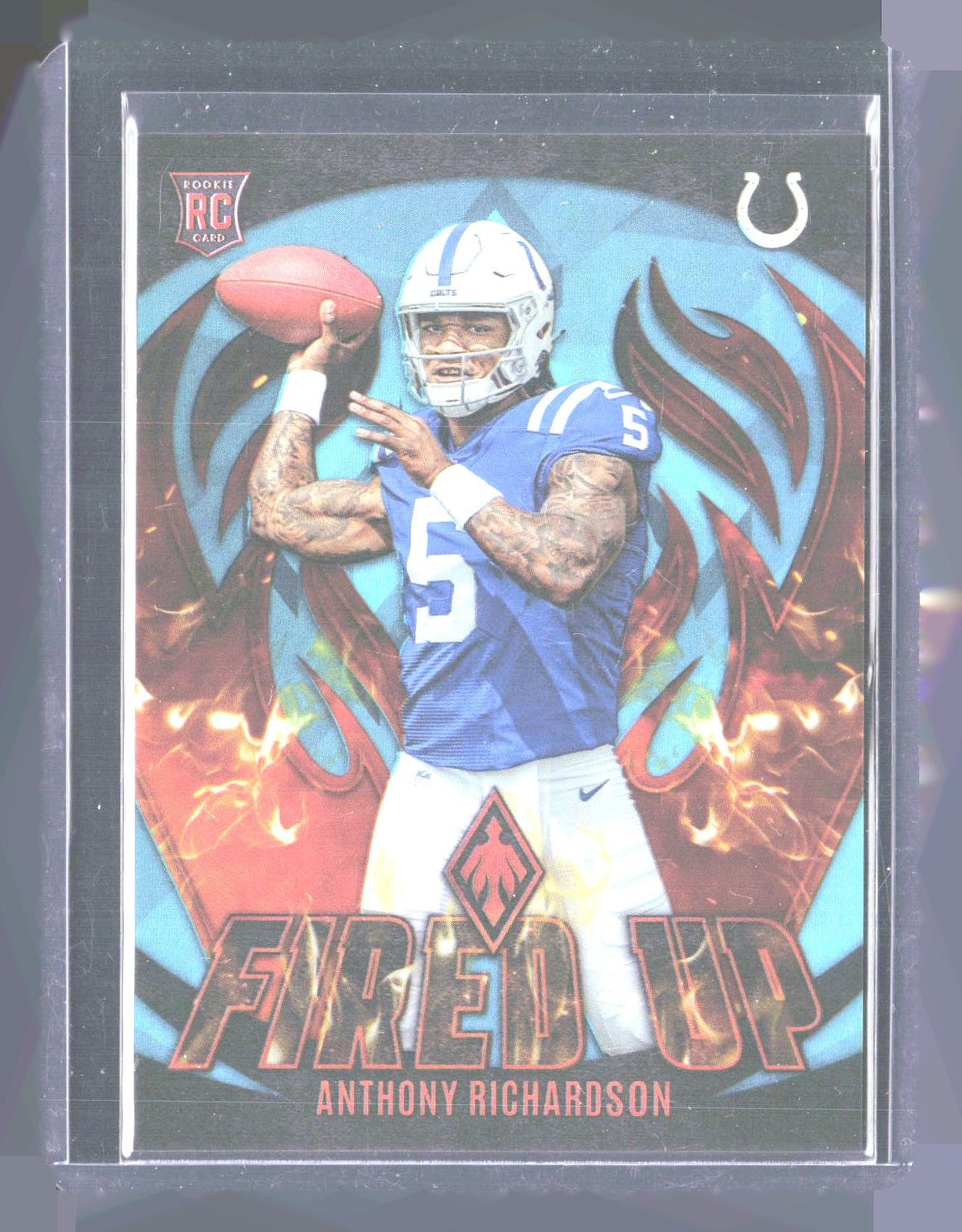 2023 Panini Phoenix #FU-6 Anthony Richardson Fired Up Teal #/125