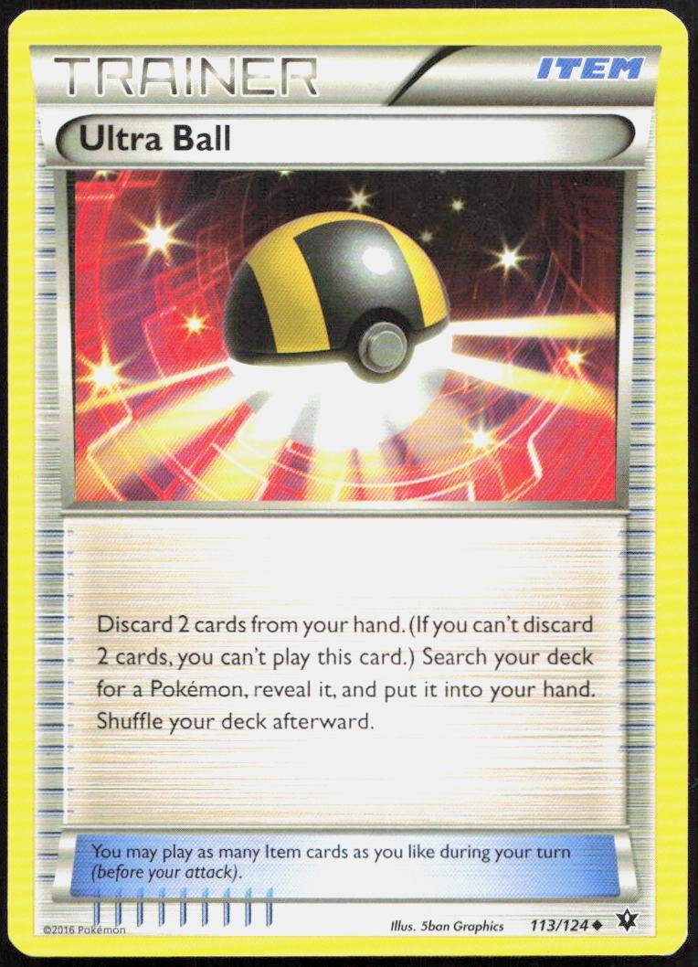 Ultra Ball 113/124 Uncommon Fates Collide Pokemon