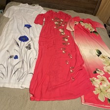 3 pieces AO Dai Vietnamese Traditional Dress No Pants lot 6