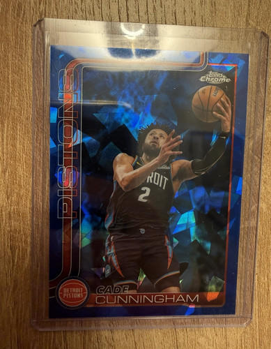Topps Chrome Sapphire 2026 Cade Cunningham Detroit Pistons #6