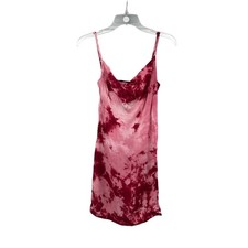 Lulus Pink Tie Dye Mini Dress Spaghetti Straps Womens Size XS