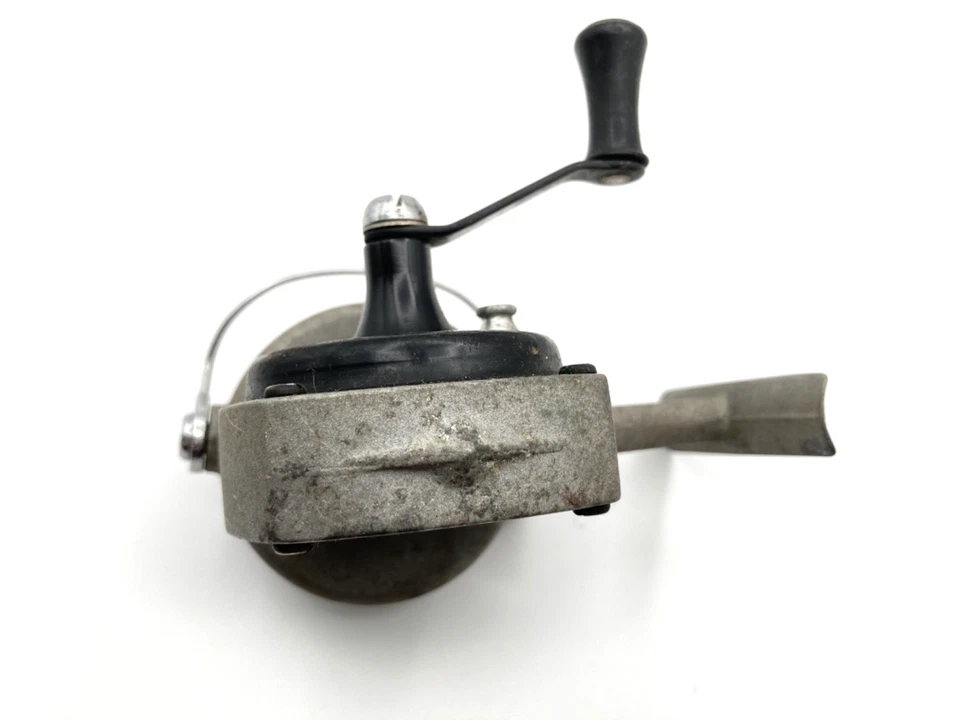 Carrete de pesca giratorio vintage Bronson Jet modelo 500 4,5"" H hecho en EE. UU. Foto 2 de 4