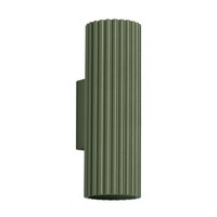 Wandleuchte Up Down GrüN Treppenhaus GU10 2 Flammig H:20 Cm Wandstrahler Flur