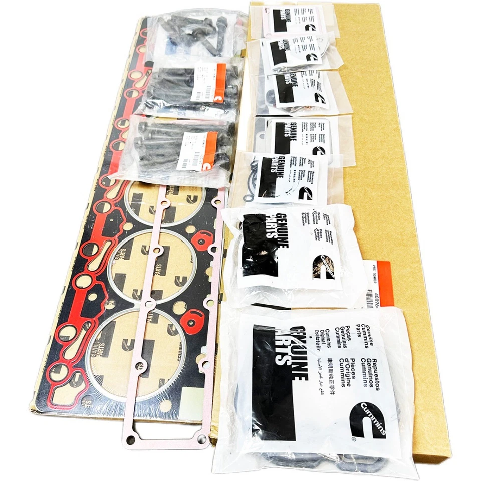 Upper Gasket Kit & Bolts Kit For Cummins Engine 1989-1998 12V 5.9 6BT 3283335 Foto 4 de 4