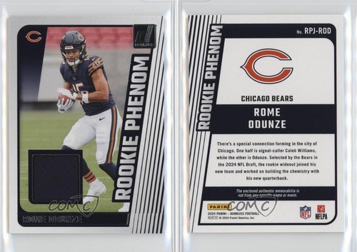 2024 Panini Donruss Rookie Phenom Jerseys Rome Odunze #RPJ-ROD 3tb - Picture 3 of 3