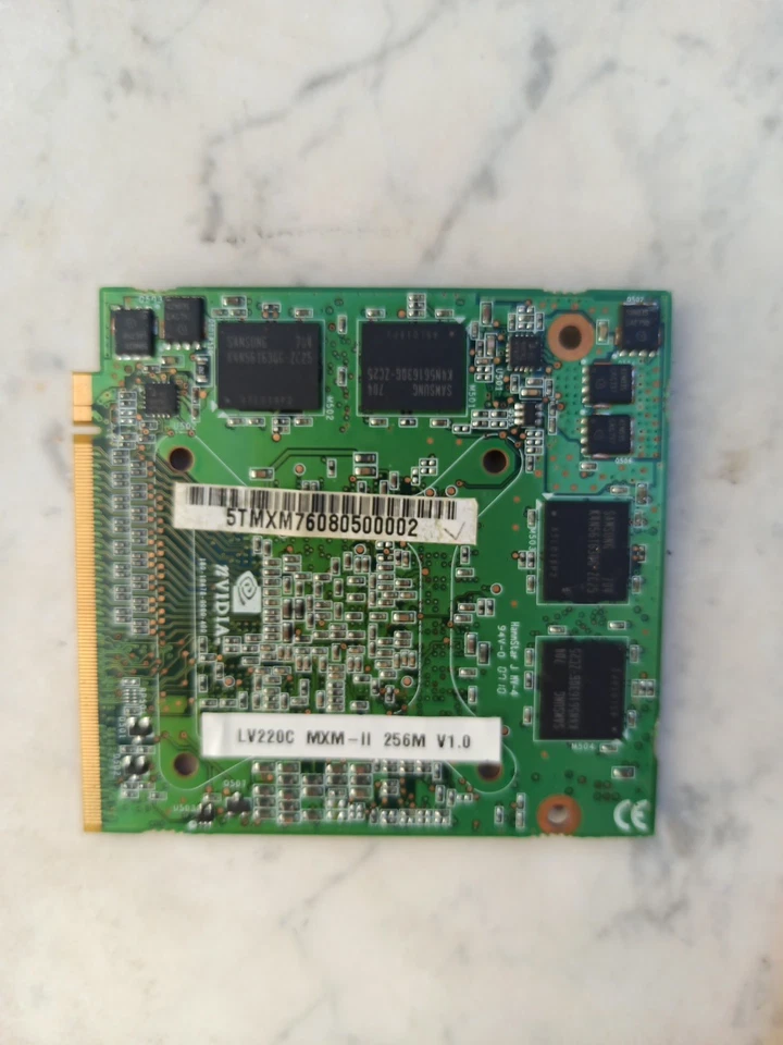 Scheda Video NVIDIA GeForce Go 7600 256MB - MXM II per Notebook Vintage - Immagine 2 di 2