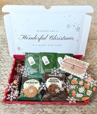 Mini Christmas Afternoon Tea Hamper | Tea & Biscuits Gift | Gift Box Christmas