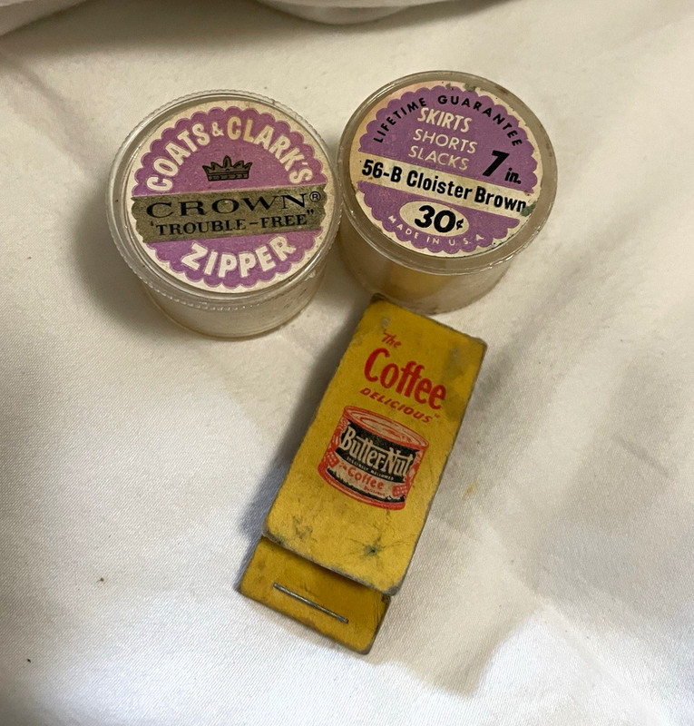 Coats & Clark Crown Trouble-empty containers