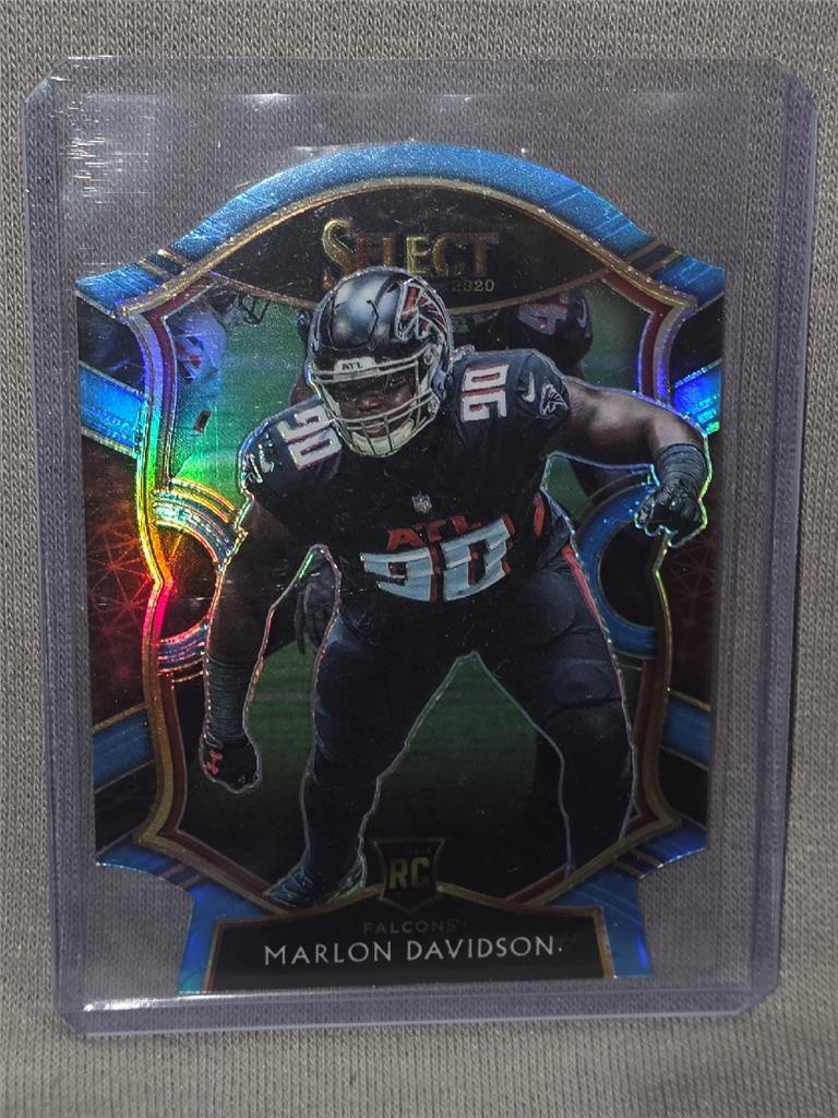 2020 Panini Select Marlon Davidson CONCOURSE RC #95, LIGHT BLUE DIE-CUT, Clean