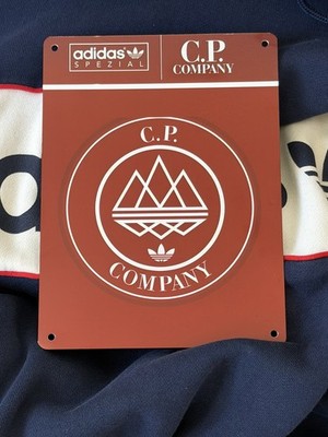 Adidas SPZL x CP Company Metall Werbeschild 