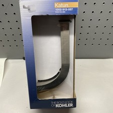 KOHLER Katun Single Post Bathroom Toilet Paper Holder in Vibrant Brushed Nickel