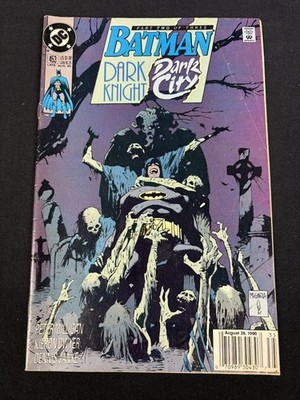 BATMAN NO 453 DC COMIC BOOK LATE AUG 1990 COMICS ART NEWSSTAND USA 90'S ACTION