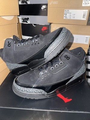 Size 10 Nike Air Jordan 3 Retro Black Cat CT8532-001 Brand New