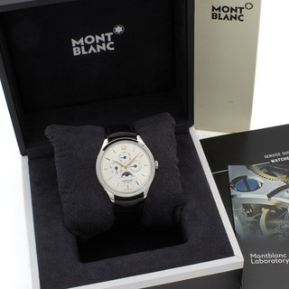 Men's Montblanc Heritage Ref.#7351 w/Box & Papers Triple Calendar W233843 1