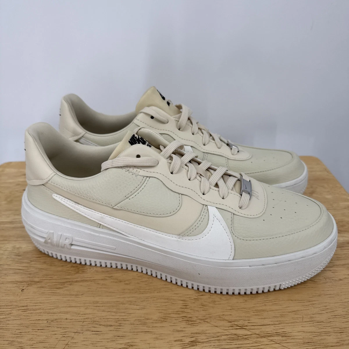 Nike Air Force 1 Low Blue Gold Swoosh W for sale | eBay