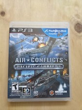 AIR CONFLICTS Pacific Carriers PS3 PlayStation 3, 2013 CIB w/ Manual