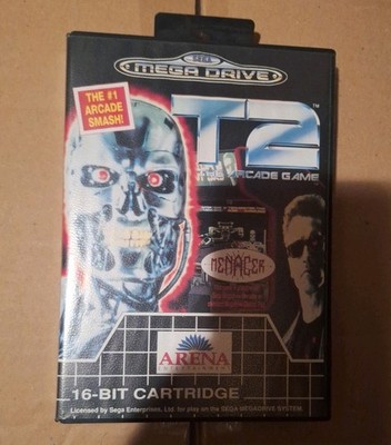 Sega Mega Drive Spiel T2 Terminator The Arcade Game komplett