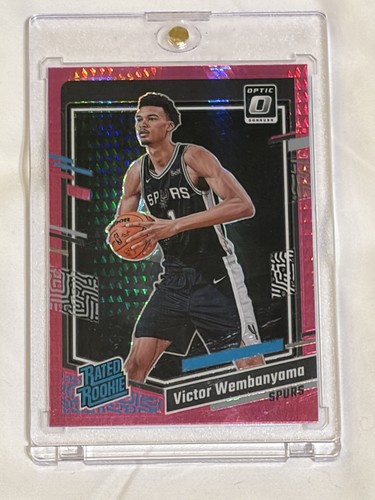 2023-24 Panini Donruss Optic Victor Wembanyama Rookie Pink Hyper Prizm parallel