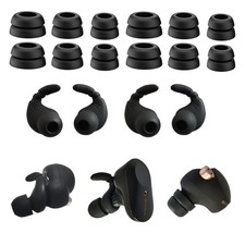 Double Flange Ear Tips for Sony WF-1000XM5 Ear Hooks Earbuds Tips for Sony Ea...