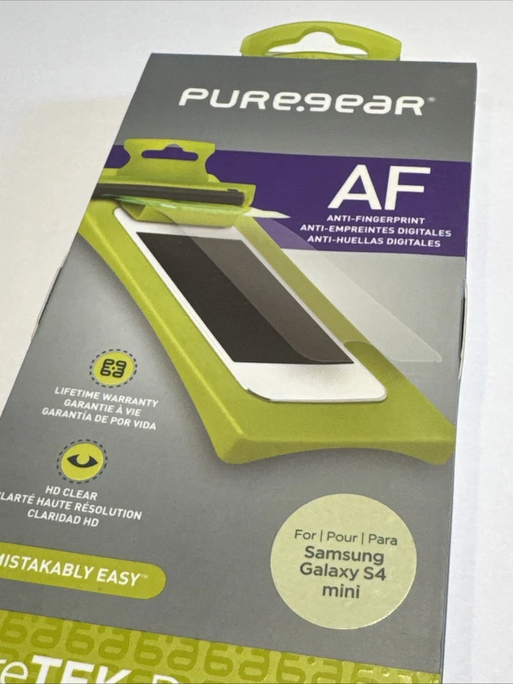 Kit protector de pantalla enrollable PureGear PureTek para Samsung Galaxy S4 Mini Foto 2 de 3