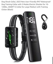 Dog Shock Collar, 2023 New User-Friendly IPX7 Waterproof Dog Training Collar...