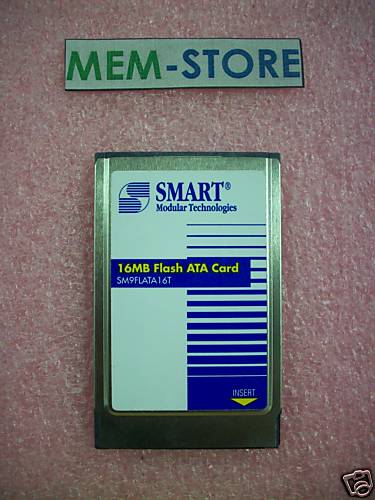 NEU 16 MB Smart PCMCIA ATA Flash-Karte SM9FLATA16T - Bild 1 von 1