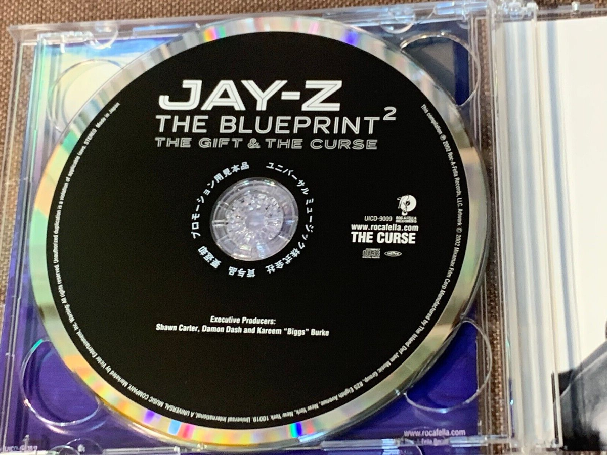Promo JAY-Z The Blueprint² The Gift Curse JAPAN CD UICD-9008~9 OBI