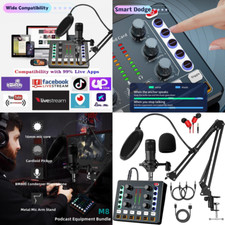 Home Studio Recording Music Podcast Equipment Youtube Mic Condenser Voice Change