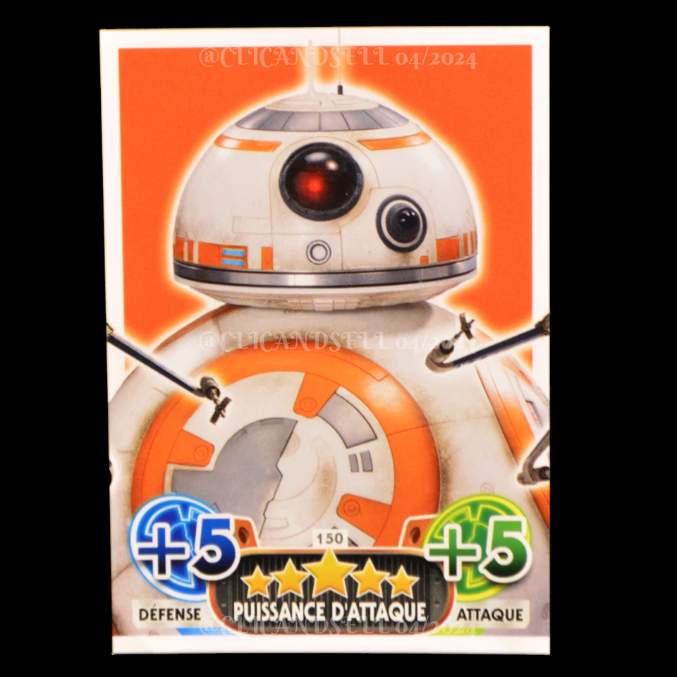 carte topps STAR WARS Force Attax Résistance #8 : 150 - Photo 1/1